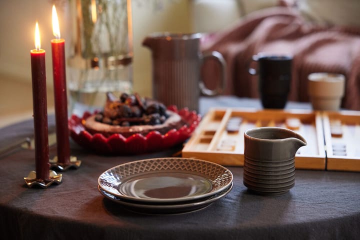 Edith round tablecloth Ø180 cm, Gray Sagaform