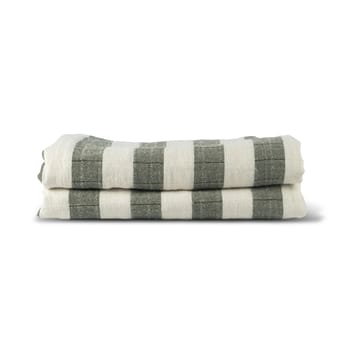 Emilie throw 130x170 cm - Green-white - Sagaform