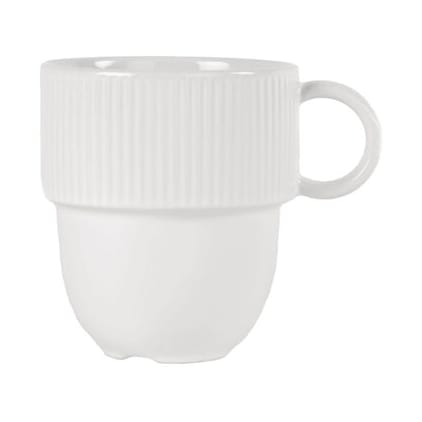 Inka cup with handle 27 cl - White - Sagaform