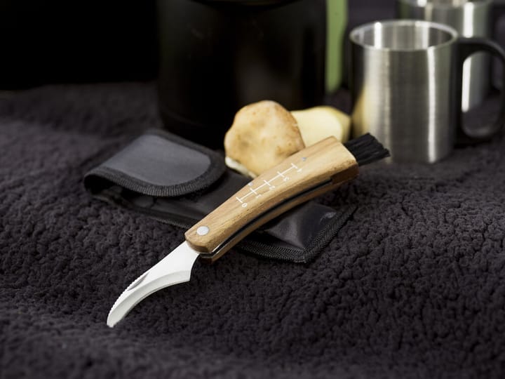 Mushroom knife with cover, Oak Sagaform