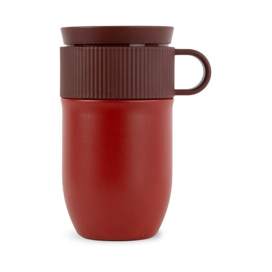 Ted car mug thermos mug 28 cm, Wine red Sagaform