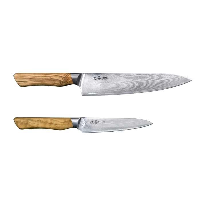 Kaizen knife set Gyoto 18 cm & Petty 12 cm, 2 pieces Satake