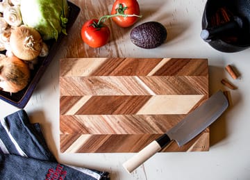 Satake cutting board with measuring points 35.5x23.5 cm - Acacia - Satake