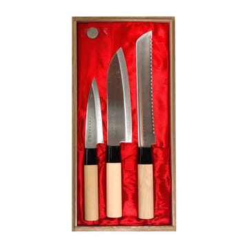 Satake Houcho knife set 3 pieces - Hi Carbon Steel - Satake