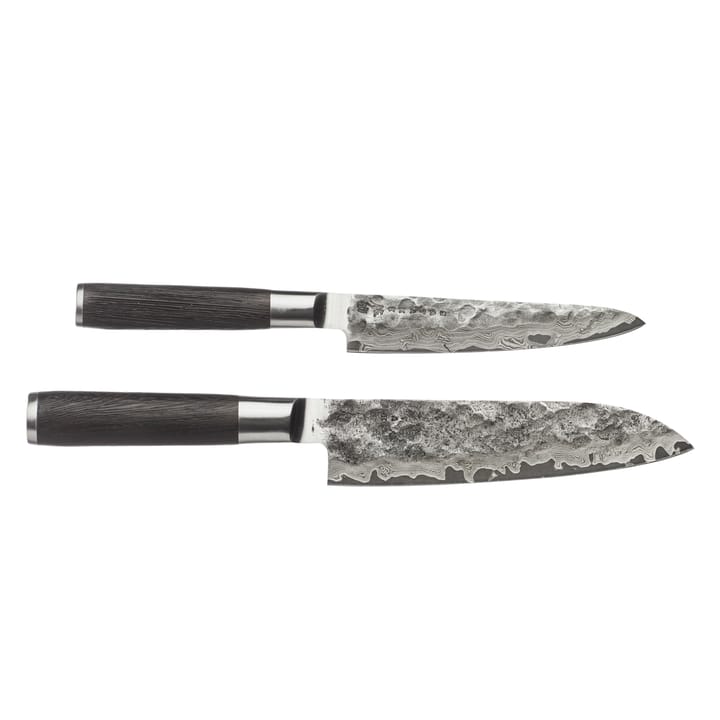 Satake Kuro knife set santoku & petty, 2 pieces Satake