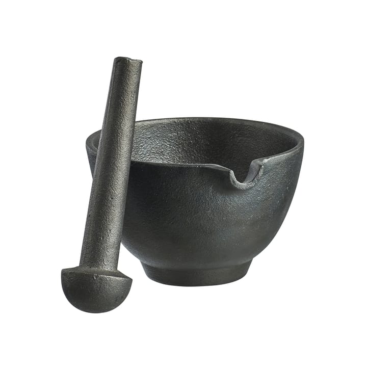 Satake Nabe cast-iron mortar, Black Satake