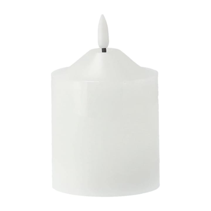 Bright block candle LED 12 cm, White Scandi Essentials