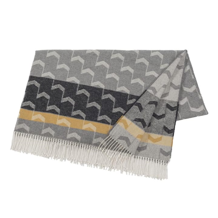 Arrow cotton throw - mustard - Scandi Living