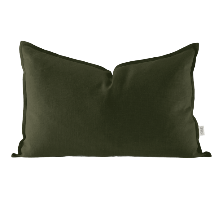 Calm pillow case linen 40x60 cm - Forest Green - Scandi Living