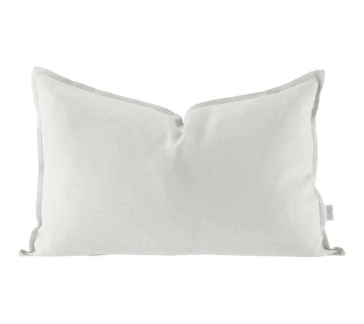 Calm pillow case linen 40x60 cm, White Scandi Living