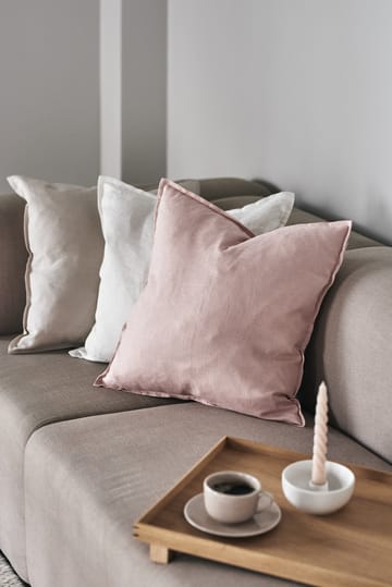 Calm pillow case linen 50x50 cm - Dusty Rose - Scandi Living