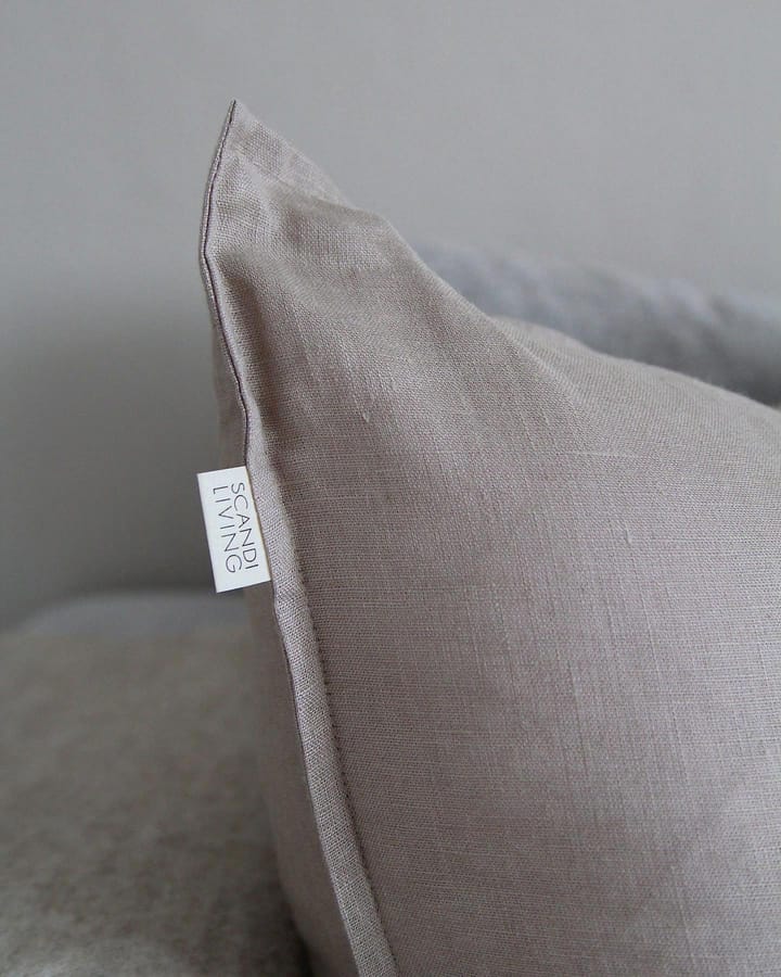 Calm pillow case linen 50x50 cm, Sand  Scandi Living