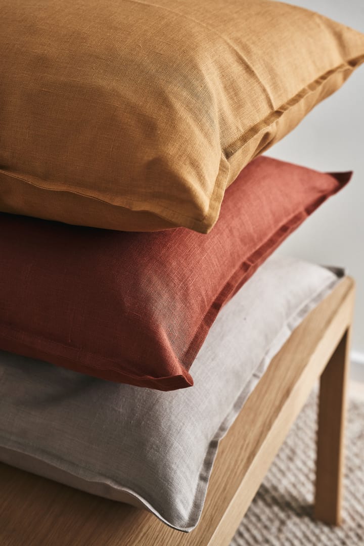 Calm pillow case linen 50x50 cm, Sand  Scandi Living