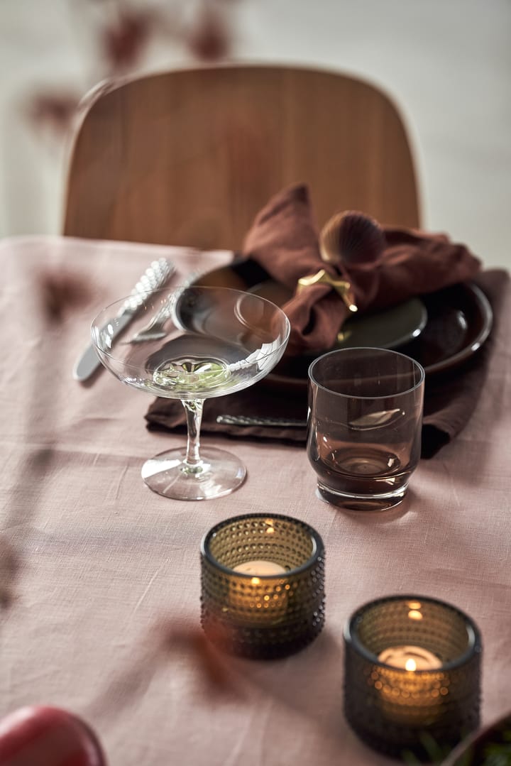 Clean linen table cloth 145x350 cm , Dusty Rose Scandi Living