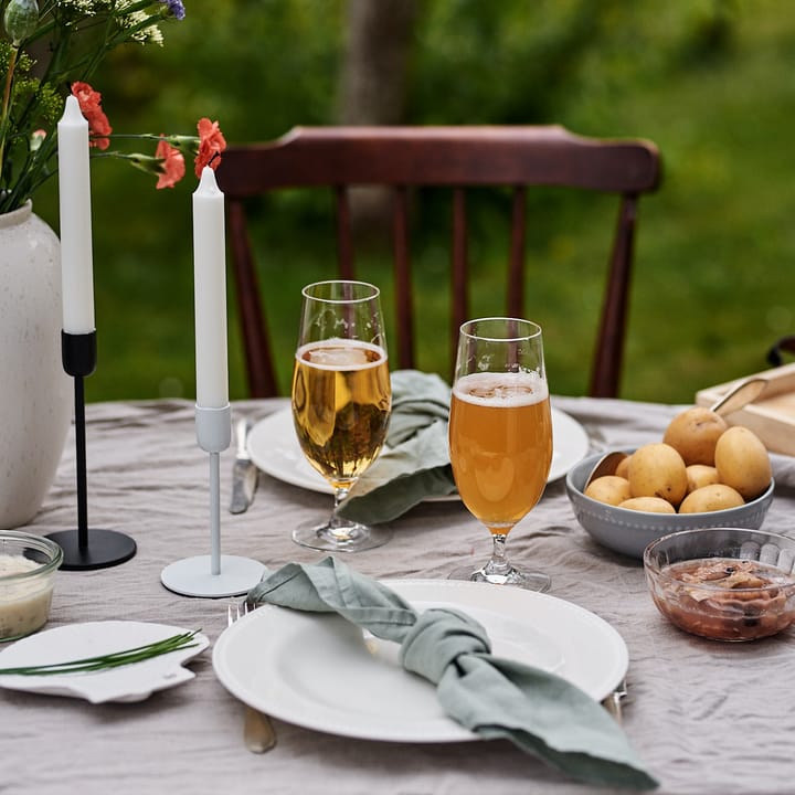 Clean linen table cloth 145x350 cm , Icy Grey  Scandi Living