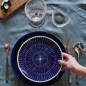 Clean tablecloth 145 x 250 cm - smokey blue - Scandi Living