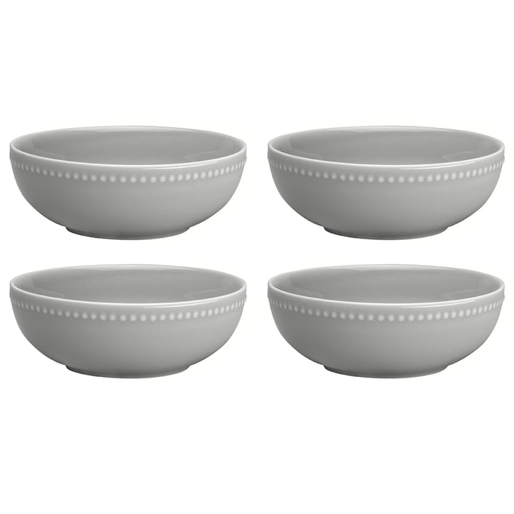 Dots breakfast bowl 60 cl 4-pack - Grey - Scandi Living