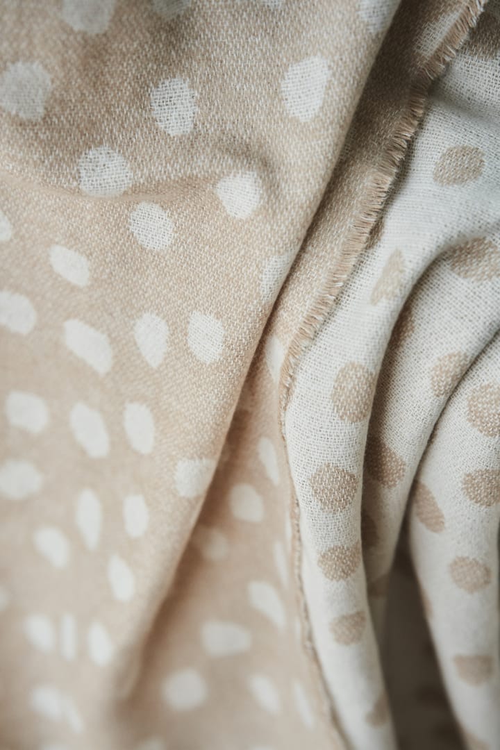 Droplets cotten throw 130x185 cm, Beige Scandi Living