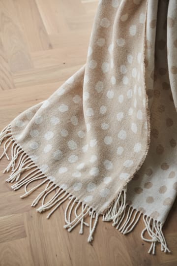 Droplets cotten throw 130x185 cm - Beige - Scandi Living