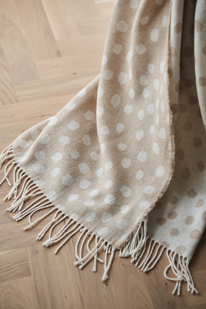 Droplets cotten throw 130x185 cm, Beige Scandi Living