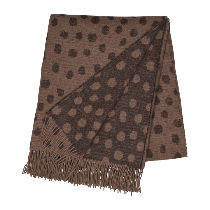 Droplets cotten throw 130x185 cm, Brown Scandi Living