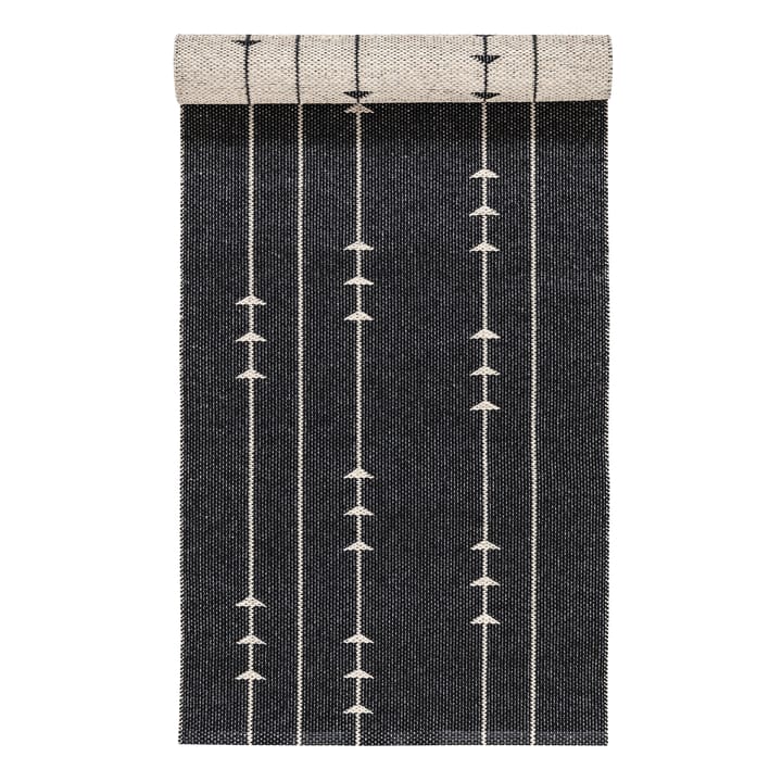 Fir rug nude-black, 70x200 cm Scandi Living