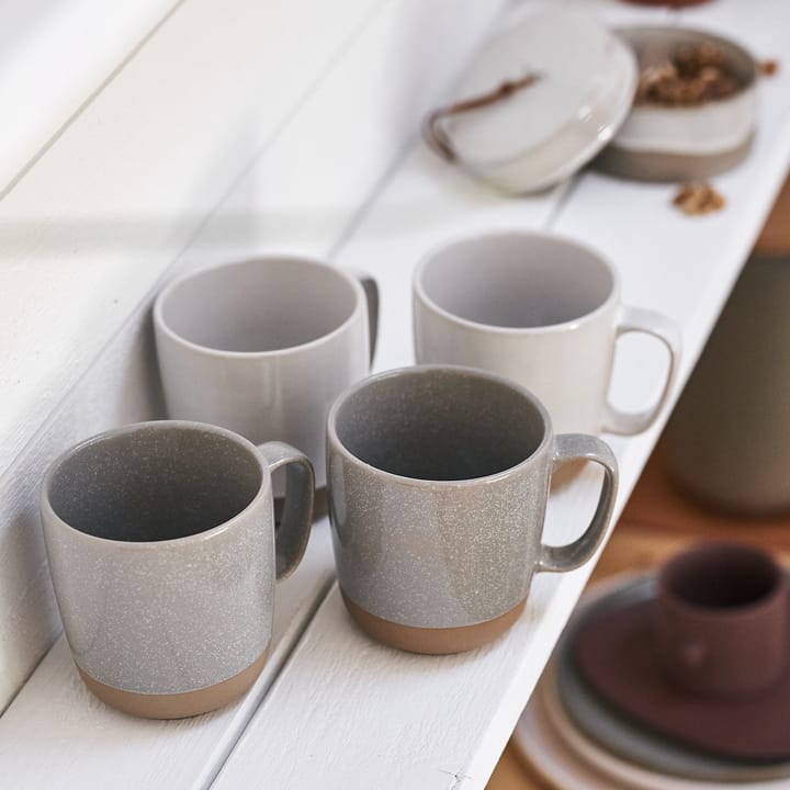 Fossil mug 35 cl, grey Scandi Living