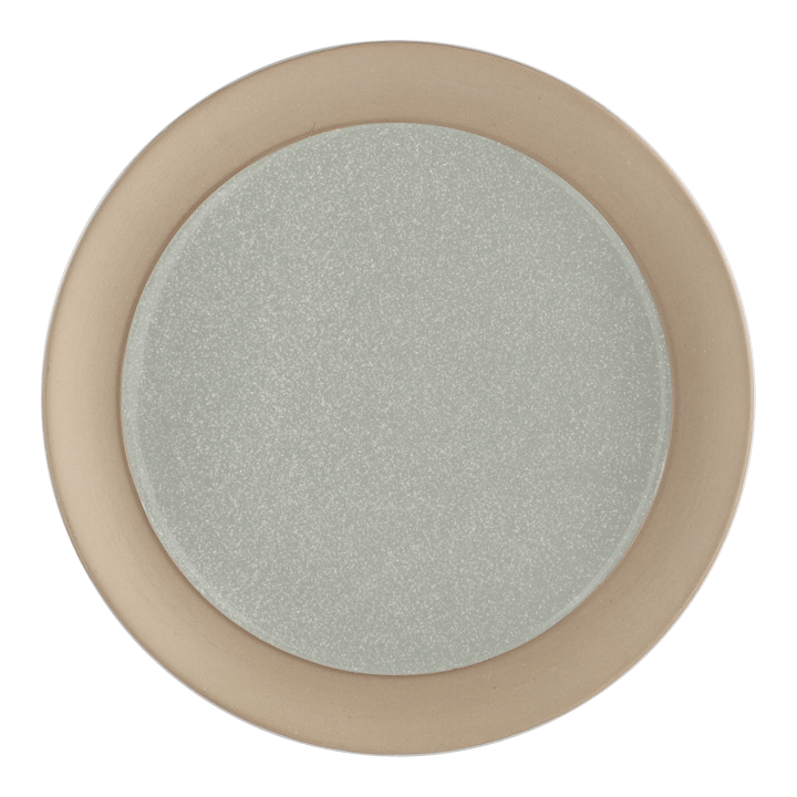 Fossil small plate Ø21 cm, Green Scandi Living