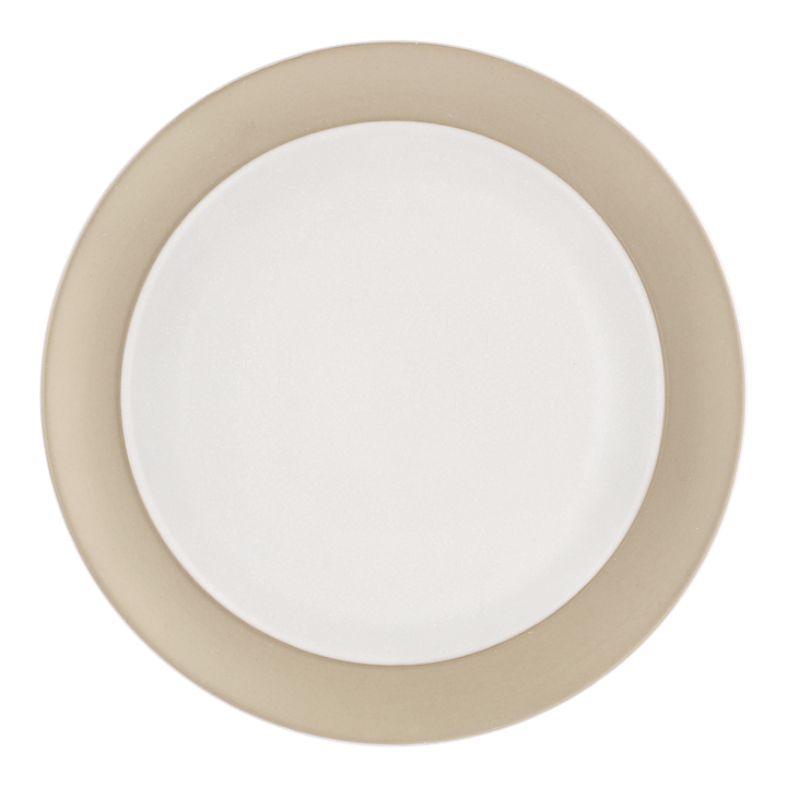 Fossil small plate Ø21 cm, White Scandi Living