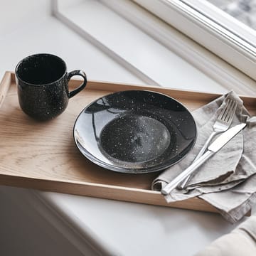 Freckle side plate Ø20 cm - black - Scandi Living