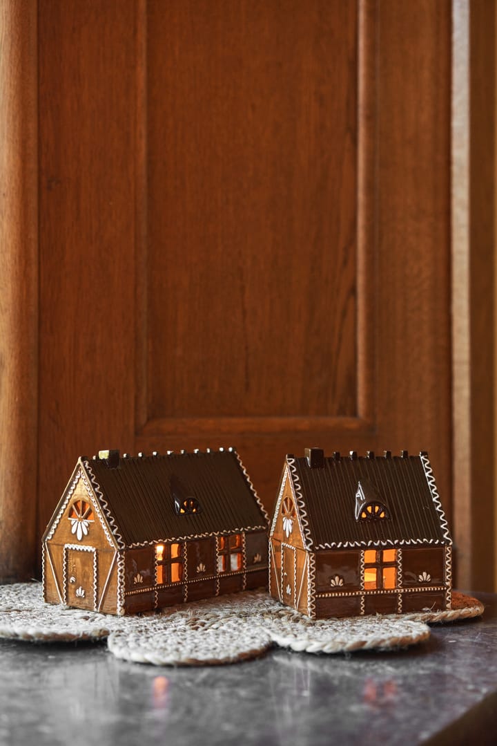 Ginger bread lantern house, 12 cm Scandi Living