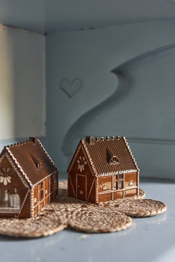 Ginger bread lantern house - 12 cm - Scandi Living