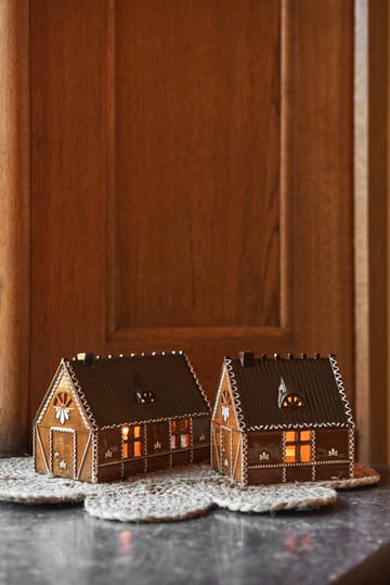 Ginger bread lantern house - 18 cm - Scandi Living