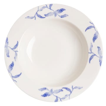 Havspil deep plate 23 cm 4-pack - blue-white - Scandi Living