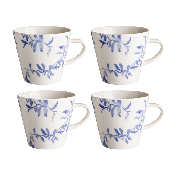 Havspil mug 30 cl 4-pack, blue-white Scandi Living