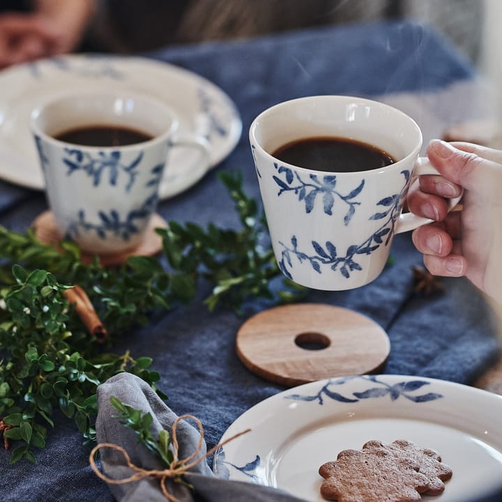 Havspil mug 30 cl 4-pack, blue-white Scandi Living