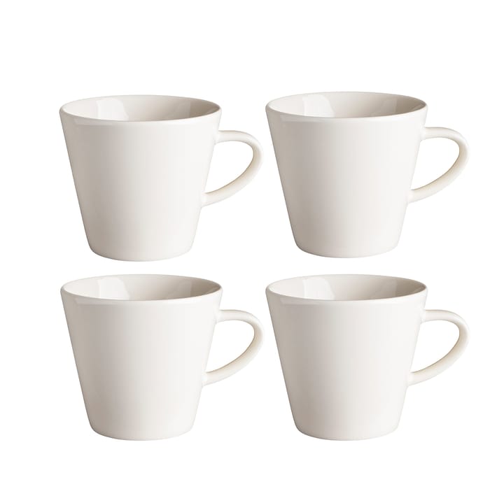 Kalk mug 30 cl 4-pack, white Scandi Living