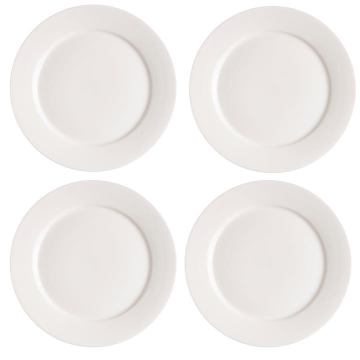 Kalk plate 28 cm 4-pack, white Scandi Living