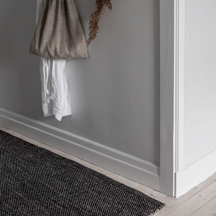 Lea wool carpet black, 200x300 cm Scandi Living