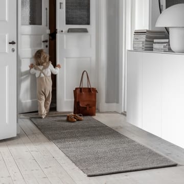 Lea wool carpet nature grey - 80x240 cm - Scandi Living