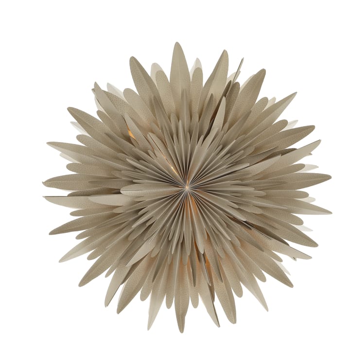 Luna advent star beige with dots - 80 cm - Scandi Living