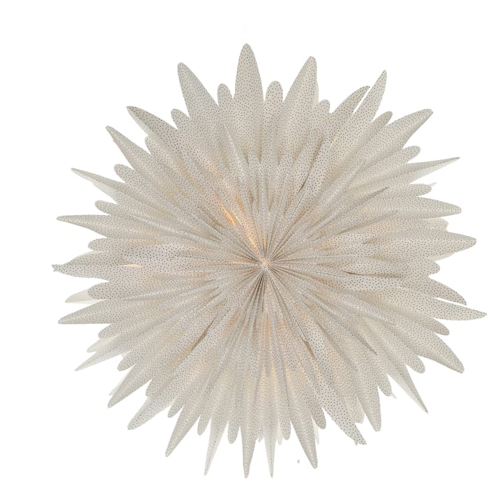 Luna advent star white with dots - 60 cm - Scandi Living