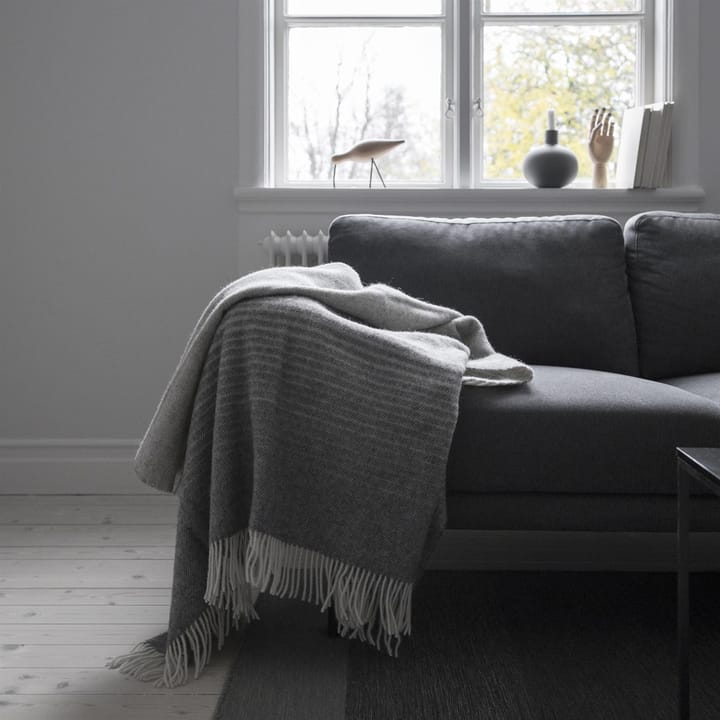 Mist wool throw, stone Scandi Living