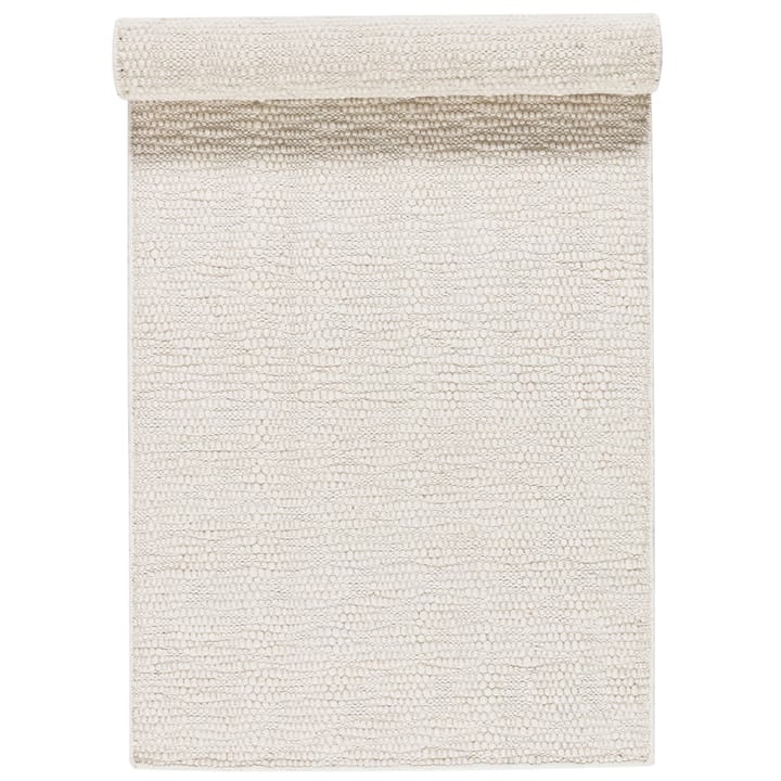 Pebble wool carpet white, 80x240 cm Scandi Living