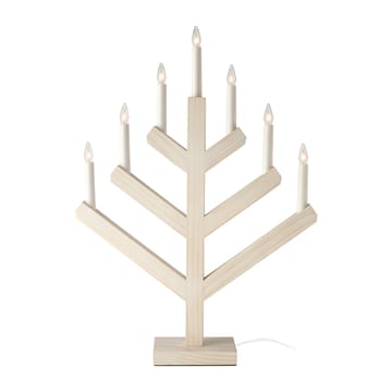 Pine advent candle 62 cm - white washed - Scandi Living