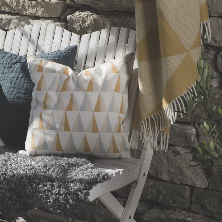 Rime cotton throw, mustard Scandi Living