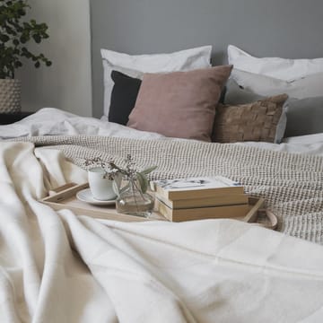 Rime cotton throw - nude - Scandi Living