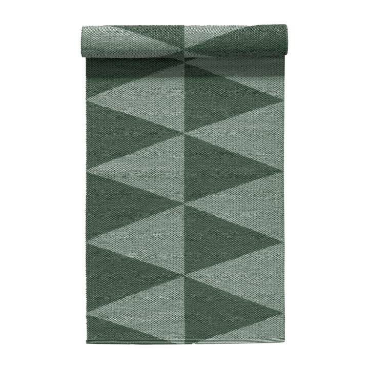 Rime plastic rug green, 70x150cm Scandi Living