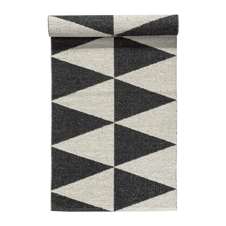 Rime rug black - 70x200 cm - Scandi Living