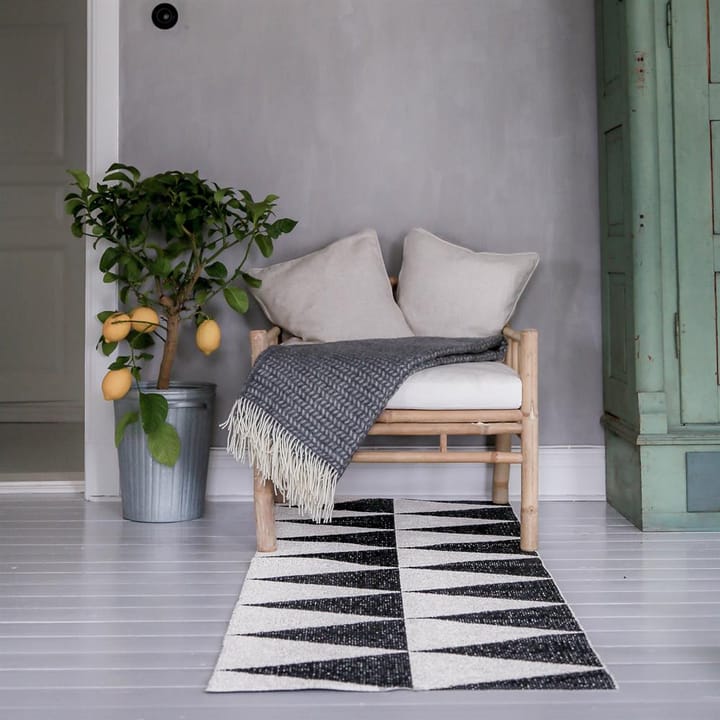 Rime rug black, 70x200 cm Scandi Living